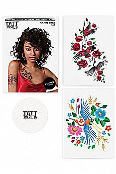 Тимчасові тату "Crane Birds set", TATTon.me Тимчасові тату "Crane Birds set", TATTon.me