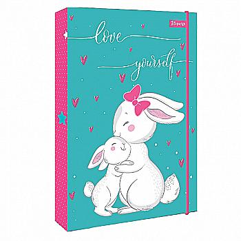 Папка для зошитів картон В5 "Bunny", 1 Вересня, 491834 Папка для зошитів картон В5 "Bunny", 1 Вересня, 491834