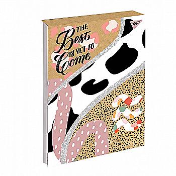 Блокнот В5 80 арк. кл. "Abstract" крафт, YES 151678