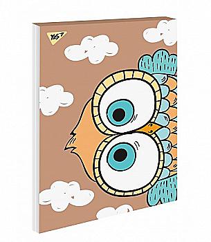 Блокнот B5 80 арк. кл. "Owling" СМІК + білила, YES 891447