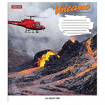 Тетрадь 24 кл. 1В Volcano, 765445 Тетрадь 24 кл. 1В Volcano, 765445