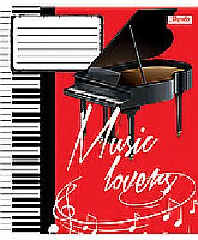 Зошит нотний А5 12 арк. Music lovely, 761292, 1В (3104) Зошит нотний А5 12 арк. Music lovely, 761292, 1В (3104)