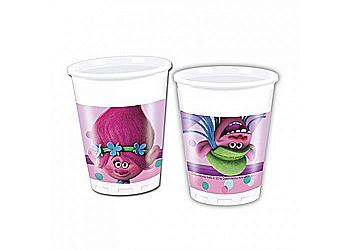 Стакан пласт Тролли, 200 мл 8 ед, 1502-2309