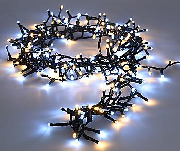 Гірлянда із LED-ламп кольорових, 560 шт., тепле і холодне біле світло, зелений дріт 11 м, AX8512110 Гірлянда із LED-ламп кольорових, 560 шт., тепле і холодне біле світло, зелений дріт 11 м, AX8512110