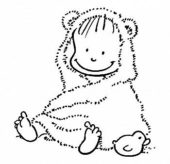 Штамп Детское купание, ARTHF639 ТМ "Artemio"