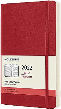 Щоденник 2022 середній, червоний м`який, Moleskine, DSF212DC3Y22 Щоденник 2022 середній, червоний м`який, Moleskine, DSF212DC3Y22