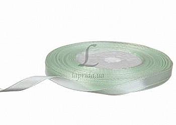 Стрічка атлас 7 мм-23 м, 50, фісташковий