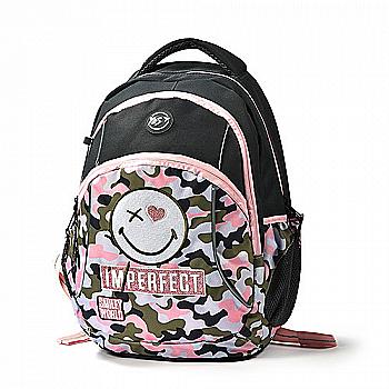 Рюкзак молодіжний YES T-45 "Smiley World" Military girl, 558298 Рюкзак молодіжний YES T-45 "Smiley World" Military girl, 558298