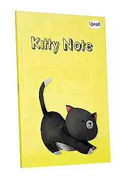 Блокнот B6 "Kitty note", yellow, 50636, TM Profiplan  Блокнот B6 "Kitty note", yellow, 50636, TM Profiplan