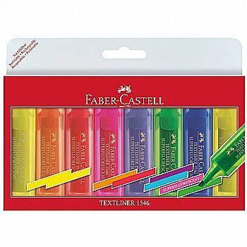 Набор маркеров текстовых Textliner 1546 Superfluor 7+1 желтый (6+2 желтых), 154662) Faber-Castell Набор маркеров текстовых Textliner 1546 Superfluor 7+1 желтый (6+2 желтых), 154662) Faber-Castell