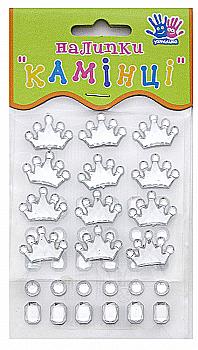 Наклейки для творчества "Камешки" в уп. 47 шт 952147