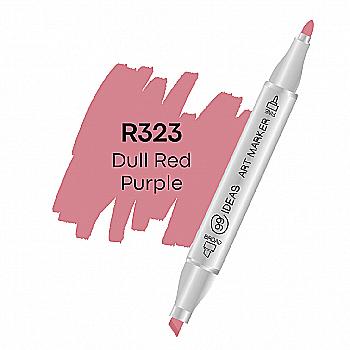 Маркер двухсторонний Dull Red Purple - Тусклый красно-фиолетовый, R323, 99IDEAS Маркер двухсторонний Dull Red Purple - Тусклый красно-фиолетовый, R323, 99IDEAS