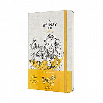 Записная книжка Лев средний нелинов, Moleskine Wizard of OZ, LEWOZQP062CL Записная книжка Лев средний нелинов, Moleskine Wizard of OZ, LEWOZQP062CL