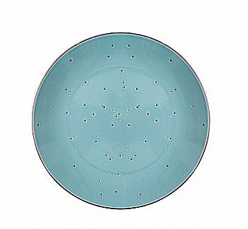 Тарілка обідня 26,5 см, блакитна, 110002 Тарілка обідня 26,5 см, блакитна, 110002