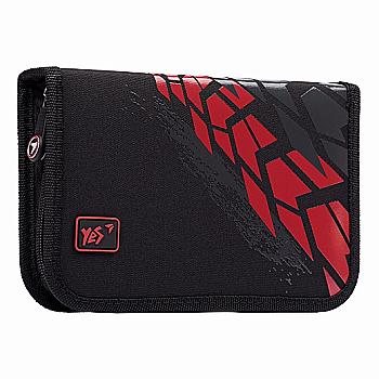 Пенал твердый YES одинарный без клапана HP-02 "Tire tread", черный, 533083 Пенал твердый YES одинарный без клапана HP-02 "Tire tread", черный, 533083