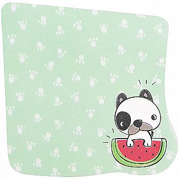 Блок бумаги 70*70 мм, 50 л, клеевой шар, Dog Watermelon, K21-298-4 Блок бумаги 70*70 мм, 50 л, клеевой шар, Dog Watermelon, K21-298-4