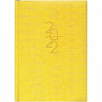 Ежедневник 2022 карманный, Tweed, желтый, 73-736 31 102 Ежедневник 2022 карманный, Tweed, желтый, 73-736 31 102