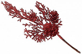 Гілка декоративна 20 см, червоний, 839-208 Гілка декоративна 20 см, червоний, 839-208