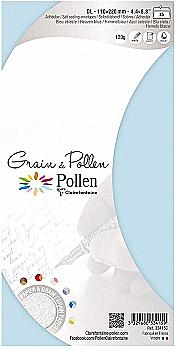 Конверт декоративный Pollen зернистый 110*220 мм/120 г, Heaven blue/Небесно-Голубой, 33415C Конверт декоративный Pollen зернистый 110*220 мм/120 г, Heaven blue/Небесно-Голубой, 33415C