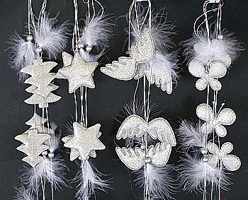 Гірлянда з стрічок, пуху і декоративних фігурок 200 см, 4 вид., 199-O82 Гірлянда з стрічок, пуху і декоративних фігурок 200 см, 4 вид., 199-O82