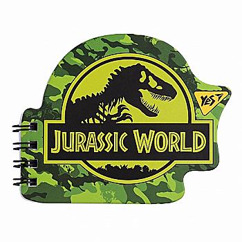 Блокнот А7 24 л. "Jurassic World" двойн. спир., фигурный, YES 681816 Блокнот А7 24 л. "Jurassic World" двойн. спир., фигурный, YES 681816