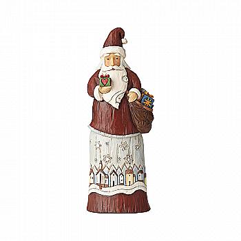 Статуетка Санта з подарунком 29 см, 6001443 Статуетка Санта з подарунком 29 см, 6001443