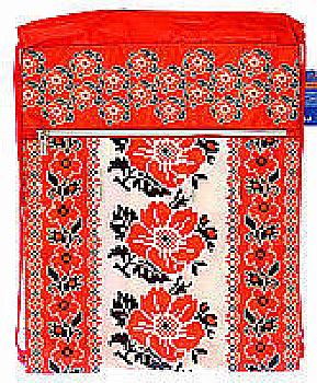 Сумка для обуви со змейкой "Вышиванка" 42*32,5 см, JO-16181