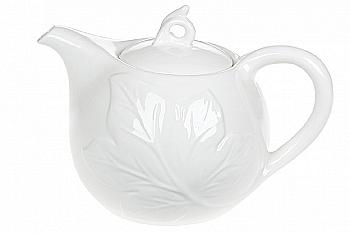 Чайник фарфоровый "Лист" 1 л, 938-020