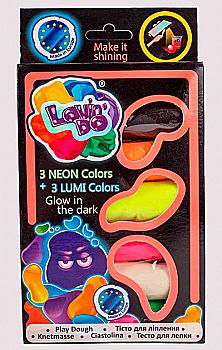 Набір тіста для ліплення Люмі, Асорті 6 кольорів, 41018 Набір тіста для ліплення Люмі, Асорті 6 кольорів, 41018