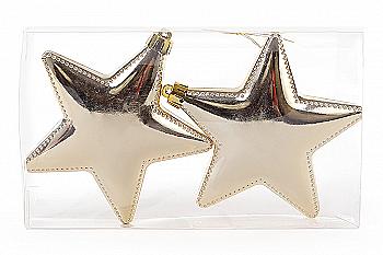 Набір ялинкових прикрас Зірки (2 шт.), 147-358