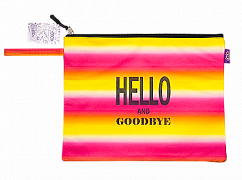 Папка А4 "Привіт" 33*26*1 см, мультиколор, ZB.705505 Папка А4 "Привіт" 33*26*1 см, мультиколор, ZB.705505