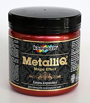 Краска акриловая эмаль Metalliq Kompozit красное вино 0,5 кг Краска акриловая эмаль Metalliq Kompozit красное вино 0,5 кг