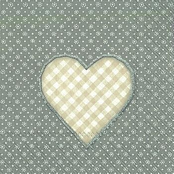 Серветка для декупажу 33*33 см "Прекрасна Дотті " сірий