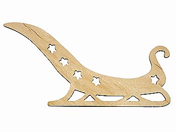 Заготівка дерев`яна Санчата підвіска, 1446 Заготівка дерев`яна Санчата підвіска, 1446