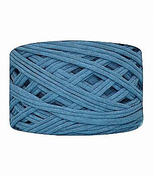 Пряжа трикотажна Bobilon Medium (7-9 мм), синій меланж Пряжа трикотажна Bobilon Medium (7-9 мм), синій меланж