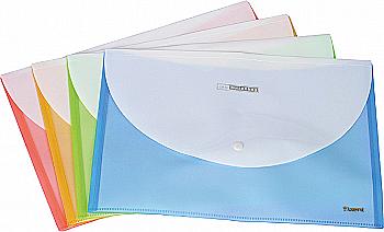 Папка на кнопці А4 кольорова в асорт. 1404-20 Axent