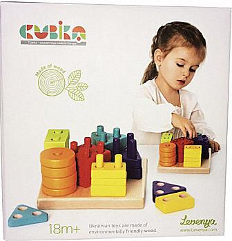 Дерев`яна іграшка Геометричний сортер, 13814 Дерев`яна іграшка Геометричний сортер, 13814