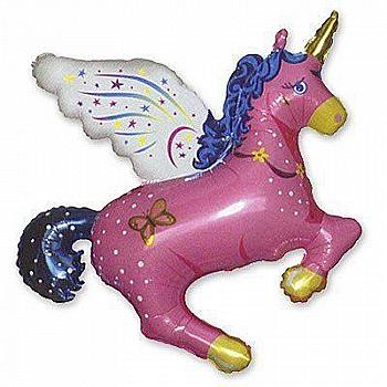 Куля повітряна Фігура Єдиноріг магічний рожевий Ф, 1206-0353
