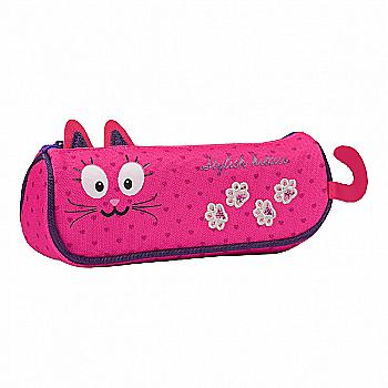 Пенал м`який YES TP-03 "Stylish kitties" бузковий, 533015