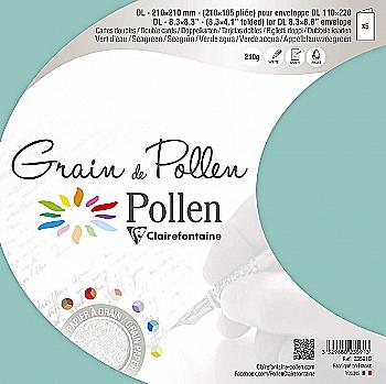 Заготовка д/открыток сложенная зернистая Pollen 105*210 мм/210 г, Seagreen/Морская волна, 23591C Заготовка д/открыток сложенная зернистая Pollen 105*210 мм/210 г, Seagreen/Морская волна, 23591C