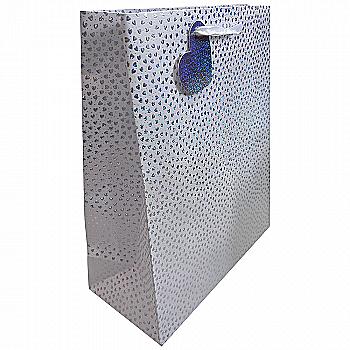 Пакет паперовий 26*32*12 см, диз. GB-21443, білий, СПК315