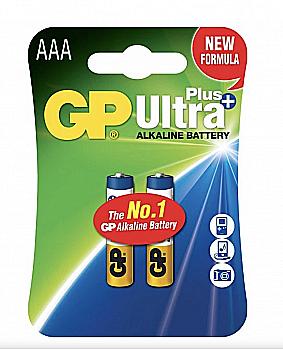 Батарейки GP 24AUP-U2 щелочная Ultra Plus. LR03 AUP, AAA Батарейки GP 24AUP-U2 щелочная Ultra Plus. LR03 AUP, AAA