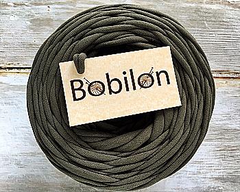 Пряжа трикотажна Bobilon Medium (7-9 мм), хакі Пряжа трикотажна Bobilon Medium (7-9 мм), хакі