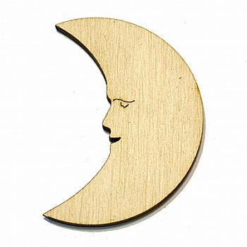 Заготівка дерев`яна Місяць/Сонечко, в асортименті,107 Заготівка дерев`яна Місяць/Сонечко, в асортименті,107