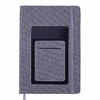 Блокнот деловой Comfort А5 96 л. кл. обкл. искусственная кожа, серый, BM.295109-09 Блокнот деловой Comfort А5 96 л. кл. обкл. искусственная кожа, серый, BM.295109-09