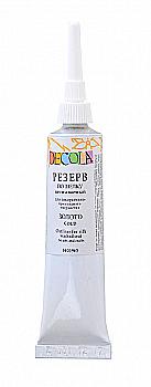 Резерв для шовку, незмивний, золото, Decola 18мл Резерв для шовку, незмивний, золото, Decola 18мл