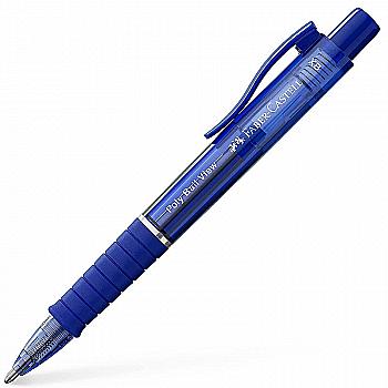 Ручка шариковая Poly Ball View, Адмирал синяя, 145751 Faber-Castell Ручка шариковая Poly Ball View, Адмирал синяя, 145751 Faber-Castell