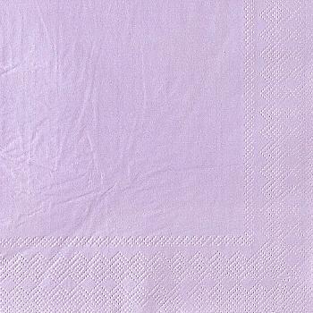 Салфетка пастель лаванда, 33 см 12 од, 1502-4922