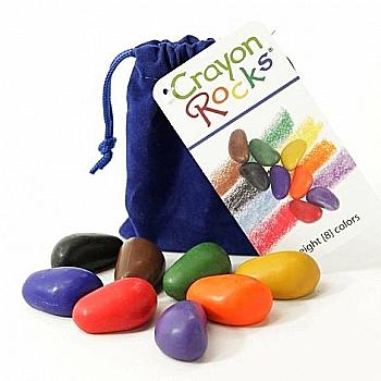 Олівці "Crayon Rocks" (8 кольорів) бавовняний мішечок, CR8 Олівці "Crayon Rocks" (8 кольорів) бавовняний мішечок, CR8