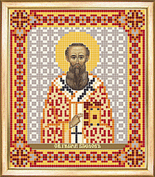 Схема для вишивання бісером ікони СБИ-074 "Григорій Богослов" 12*14 см ТМ "Чарівна мить"